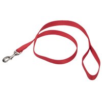 Coastal Single Ply Nylon Leash Red Dog 3/4in x 6ft