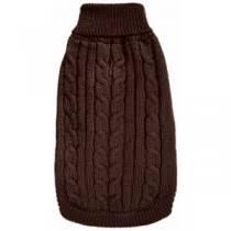 Doggie-Q Sweater - Brown 12"