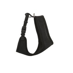 Comfort Soft Adjustable Mesh Cat Harness XS Black 3/8in x 14-16in