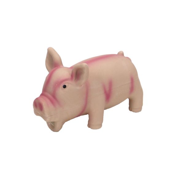 Rascals Latex Grunting Pig Pink Dog 1pc 6.25in