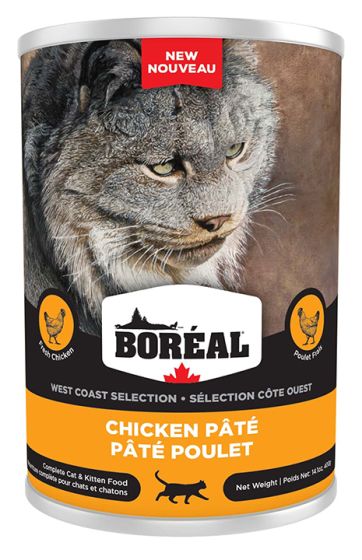 Boreal West Coast Chicken Pate Canned Cat Food 400g