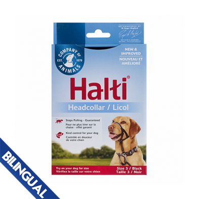 HALTI Headcollar Size3/BK