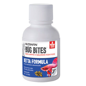 Fluval Bug Bites Betta Formula 0.5 1.5 mm granules 30 g (1.0 oz)