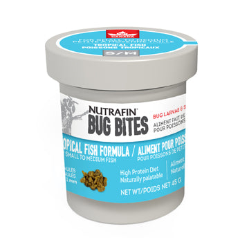 Fluval Bug Bites Tropical - Small-Medium - 0.7-1.0 mm - Granules for Tetras/ Rasboras/ Danios