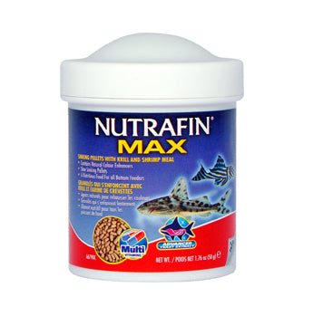 Nutrafin Max Sinking Pellets With Krill And Shrimp Meal, 50 G (1.76 Oz)