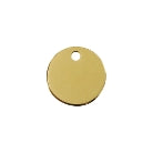 Pet Tag - Circle Small Gold