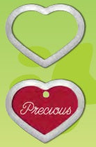 Pet Tag Silencer Large Heart