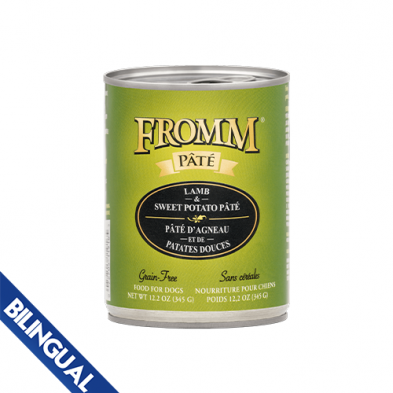 FROMM LAMB & SWEET POTATO PT WET DOG FOOD 12.2 OZ