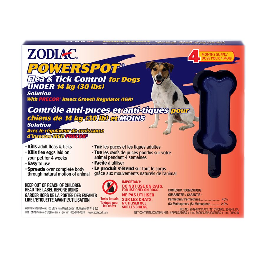 Zodiac Power Spot On Dogs (Sm Breed)