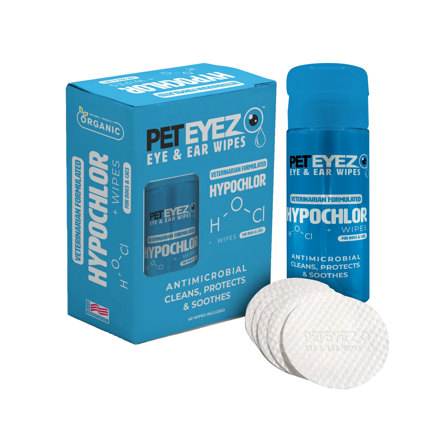 PetEyez Dog EYE & EAR WIPES 120 CT