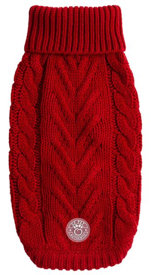 Gf Pet Chalet Sweater Red Small Dog 1pc