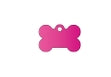 Pet Tag - Bone Small Pink