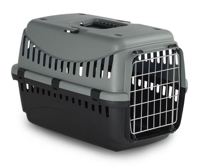 Bergamo Gipsy Eco Small Metal Door Pet Carrier Green Dog 1pc 46x31x32cm