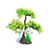 AQUA-FIT Light Green Cedar Upright Bonsai Plastic Plant 11"