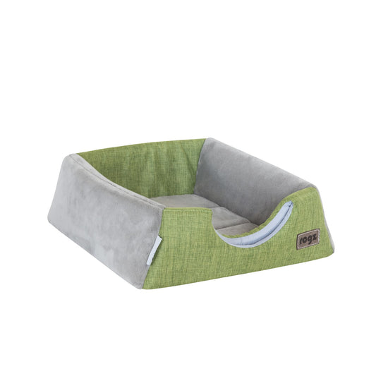 Rogz Cuddle Igloo Podz, Green, 16x16x12"