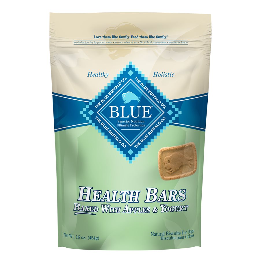 Blue Buffalo Health Bars with Apples & Yogurt Dog 16oz