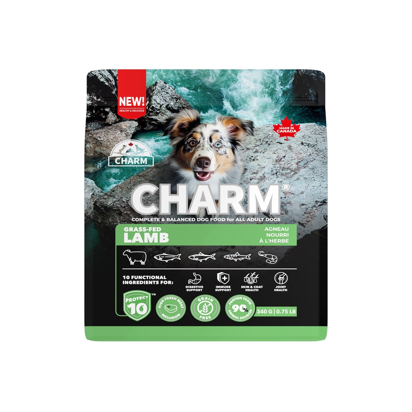 CHARM Grass-Fed Lamb DOG 10KG