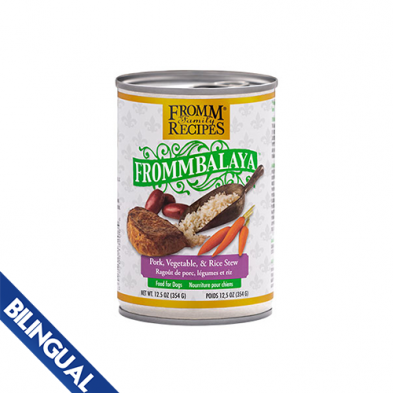 FROMM Frommbalaya Pork, Vegetable, & Rice Stew Wet Dog Can 12.5oz