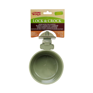 Living World Lock & Crock Dish - Olive Green