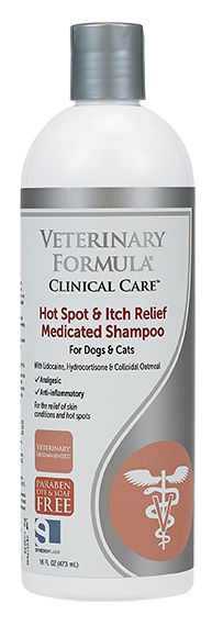 Veterinary Formula Hot Spot and Itch Relief Medicated Shampoo Dog 16OZ