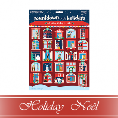 Spunky Pup HOLIDAY Countdown To The Holidays Advent Calendar with Peanut Butter Treats 5oz