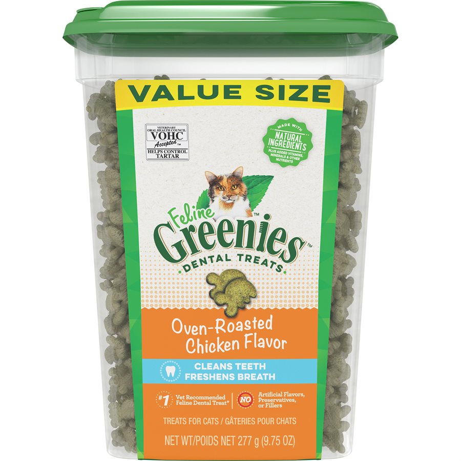 Greenies Feline Chicken Complete Dental Treat 9.75oz
