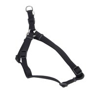 Comfort Wrap Adjustable Nylon Harness Large Black Dog 1in x26-38in