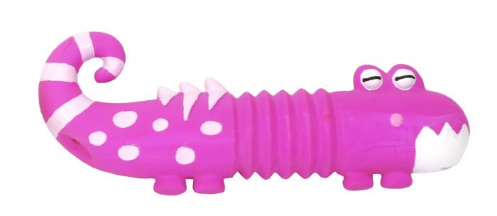 Bud'Z Latex Lizard Pink Dog 15cm