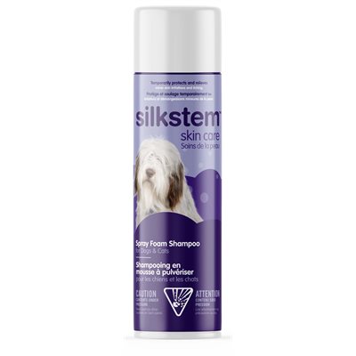 Bluestem Silkstem Anti-Itch Spray Foam Aerosol Shampoo for Dogs & Cats 283g
