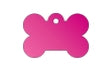 Pet Tag - Bone Large Pink