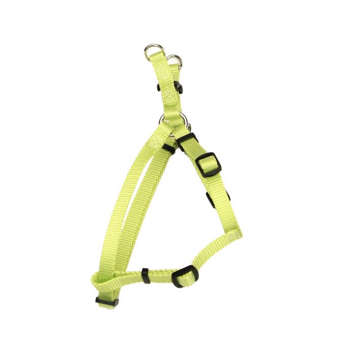 Comfort Wrap Adjustable Nylon Harness Medium Lime Dog 3/4in x 20-30in