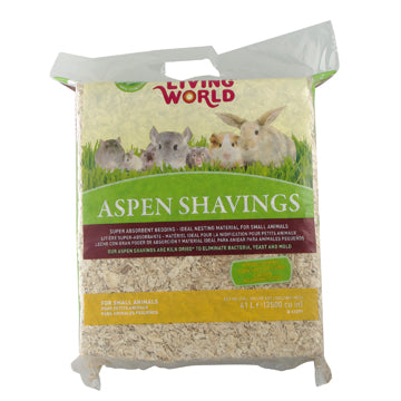 Living World Aspen Shavings - 41 L (2500 cu in)