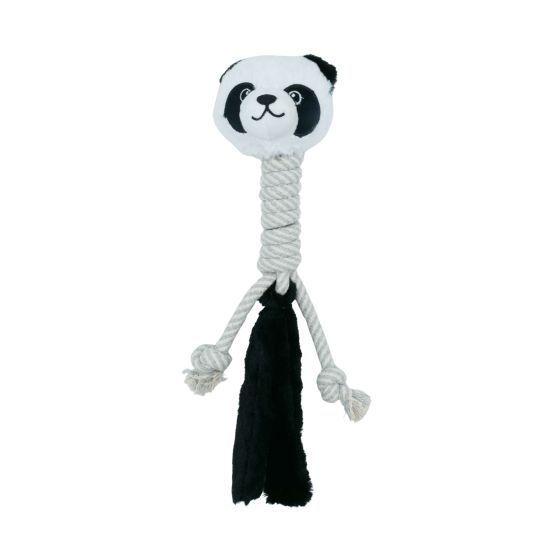 Bud'Z Panda Plush With Cotton Long Neck Dog 17in 1pc