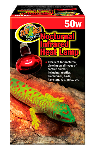 Zoo Med Red Infrared Heat Lamp 50W (Rs-50)