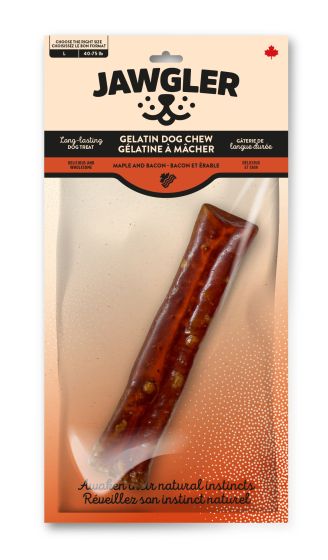 Jawgler Bacon/Maple Gelatin Dog Chew, Large 1pc