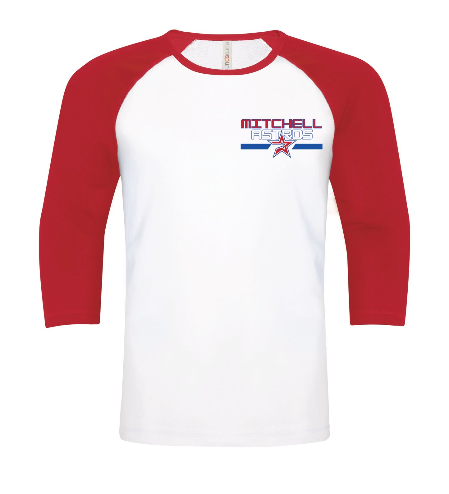 MITCHELL ASTROS ATC Ring Spun Baseball Tee