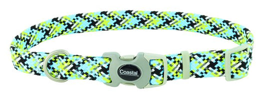 Pro Active Adjustable Woven Reflective Dog Collar, North Sky Net, 1" x 18-26" Dog 1pc
