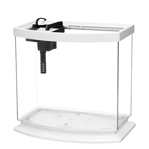 Aqueon LED Minibow Kit With Smart Clean Technology 2.5 Gallon White