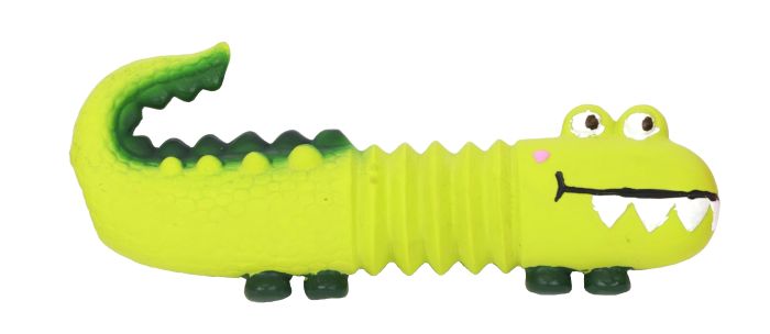 Bud'Z Latex Lizard Green Dog 15cm