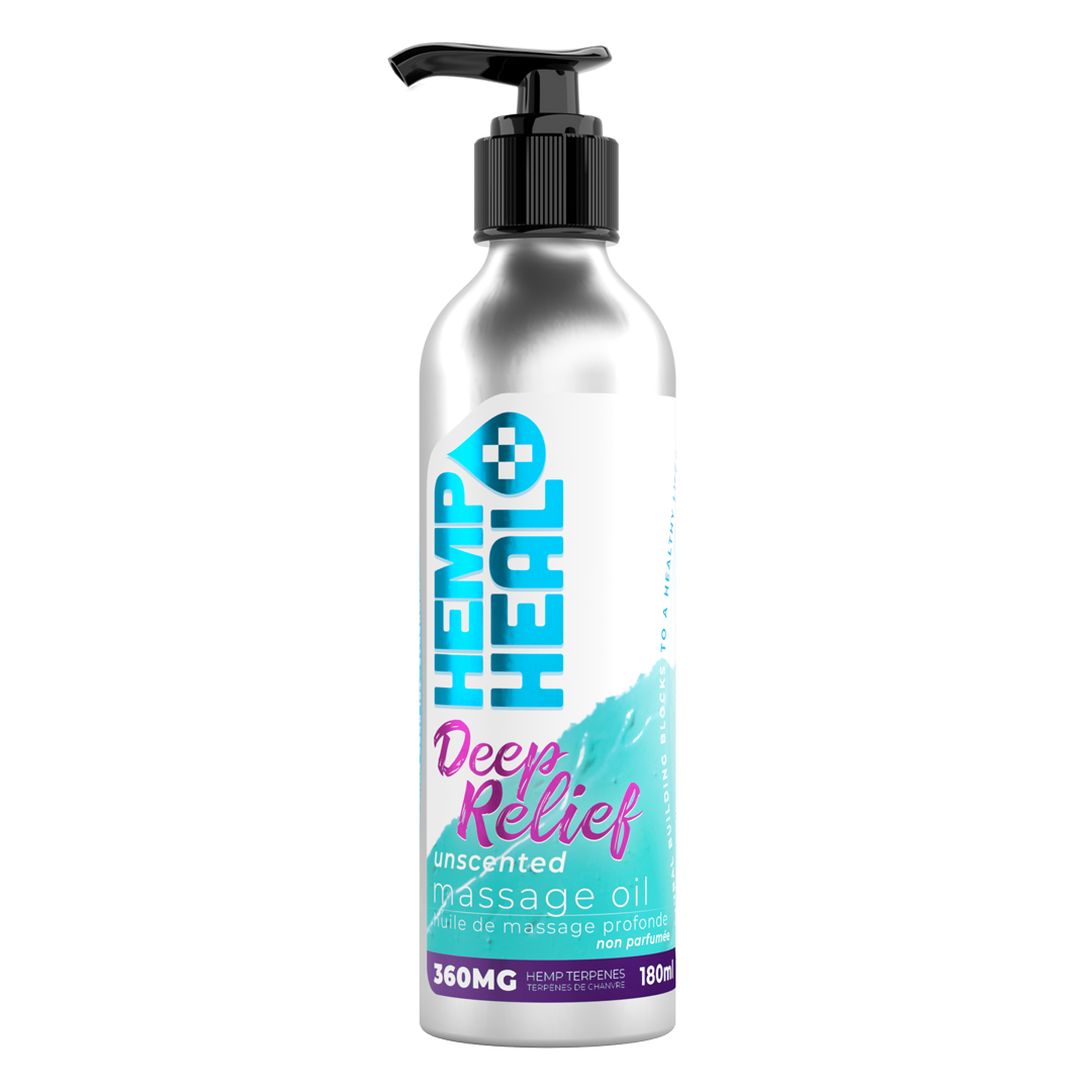 Hemp Heal Deep Relief Massage Oil - 360MG