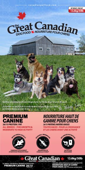 Great Canadian Premium Canine 26/15 13.6 kg