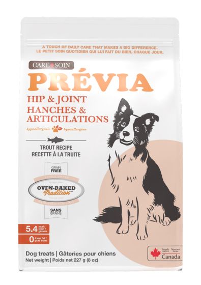 Oven-Baked Tradition Grain Free Care, Previa Hip & Joint, Trout Recipe Treats Dog 227g