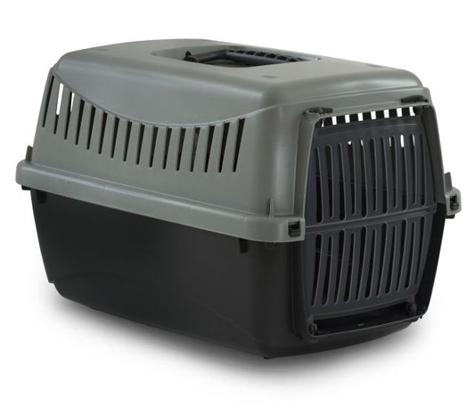Bergamo Gipsy Eco X-Small Plastic Door Pet Carrier Green Dog 1pc 39x26x25cm