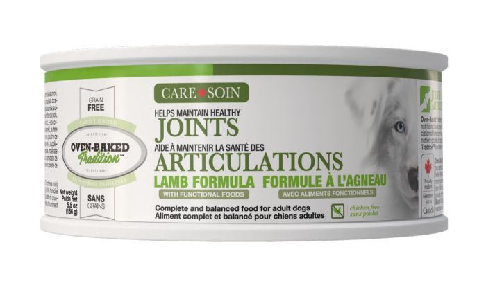 Oven-Baked Tradition Grain Free Care, Joints Lamb Pate Dog  5.5oz
