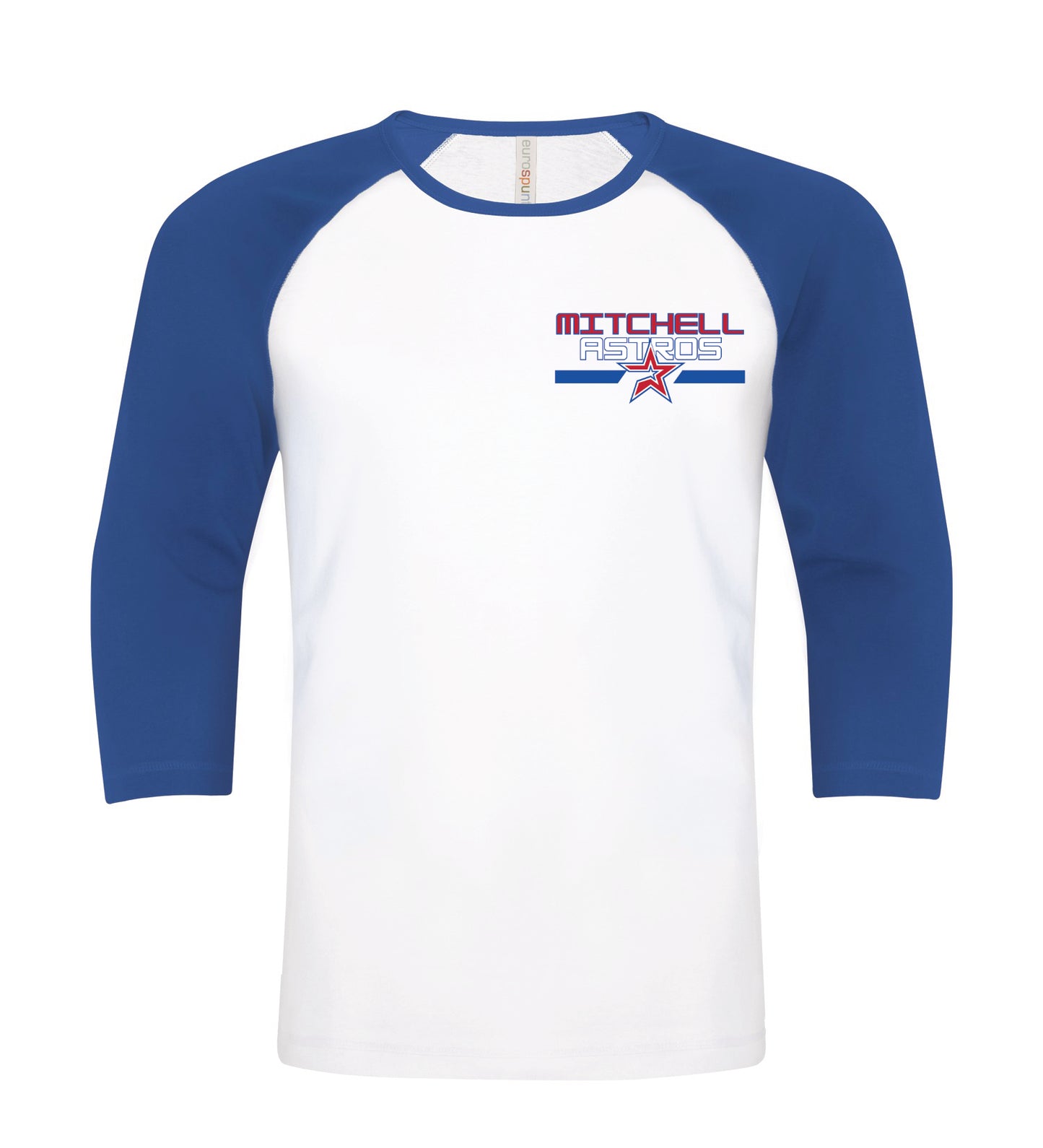 MITCHELL ASTROS ATC Ring Spun Baseball Tee