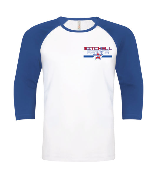 MITCHELL ASTROS ATC Ring Spun Baseball Tee