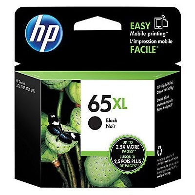 INKJET CARTRIDGE-HP #65XL BLACK HIGH YIELD