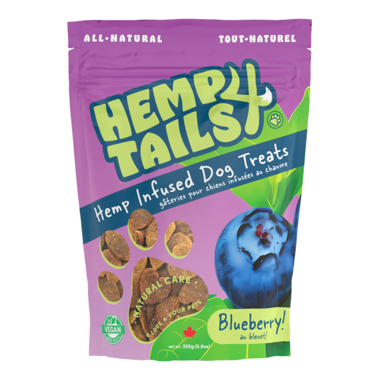 HEMP DOG TREATS - BLUEBERRY