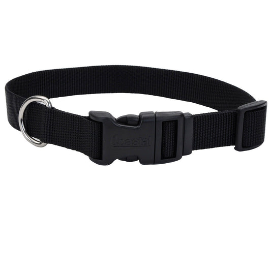 Coastal Adjustable Nylon Collar With Tuff Buckle Pink Bright Dog 1pc 5/8x10-14in