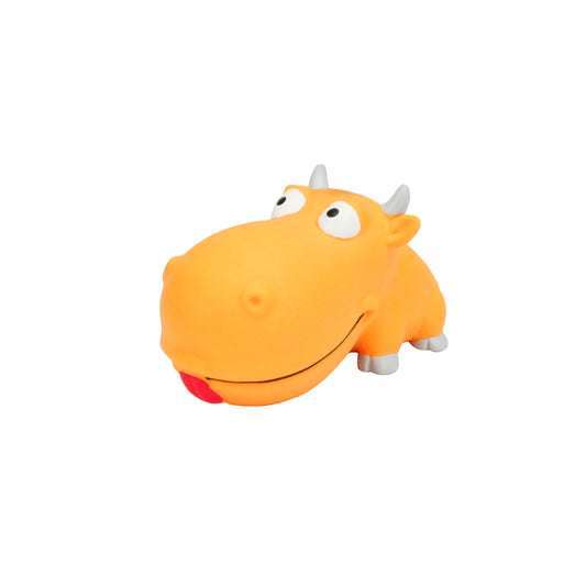 Rascals Latex Grunting Big Head Bull Dog 1pc 7in